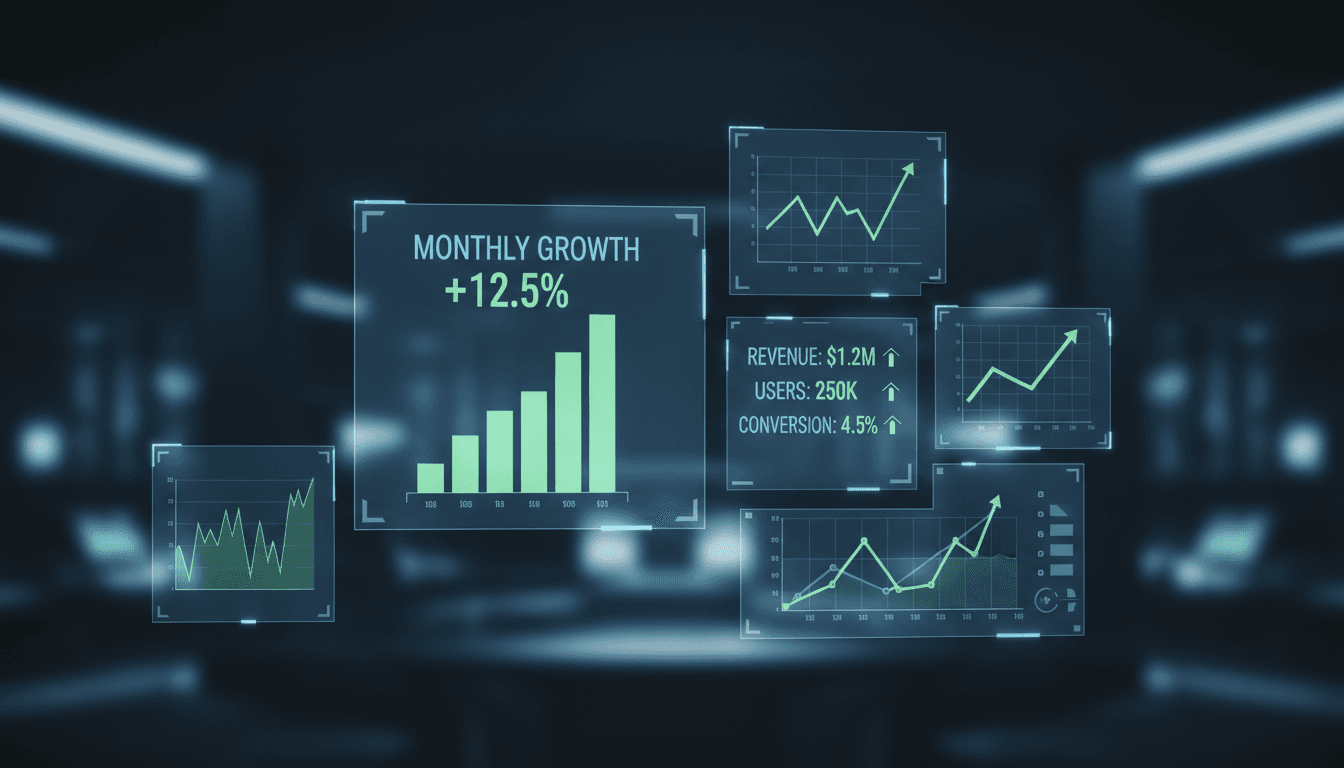 Measurable business results and analytics dashboard